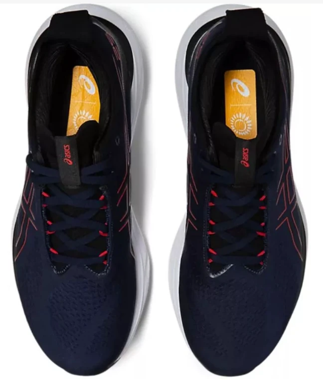 Asics Gel Nimbus 25 Midnight Electric Red 1011B547-401 by Air Jordan