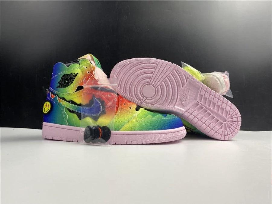 Balvin x Air Jordan 1 High OG Multi Shoes Sneakers by Air Jordan