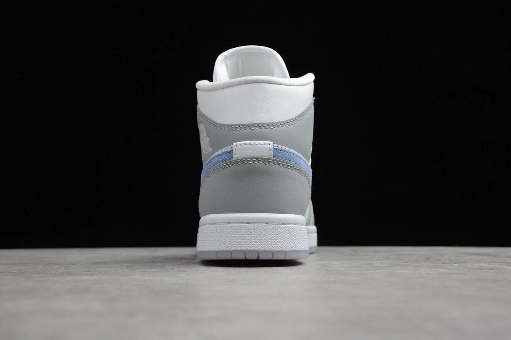Air Jordan 1 Mid White Gray Blue by Air Jordan