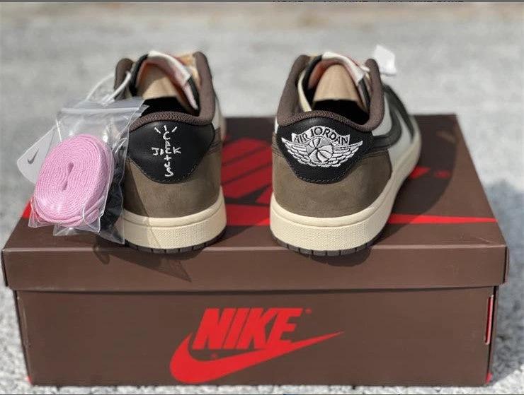 Travis Scott x Air Jordan 1 Low OG SP Dark Mocha Shoes Sneakers by Air Jordan