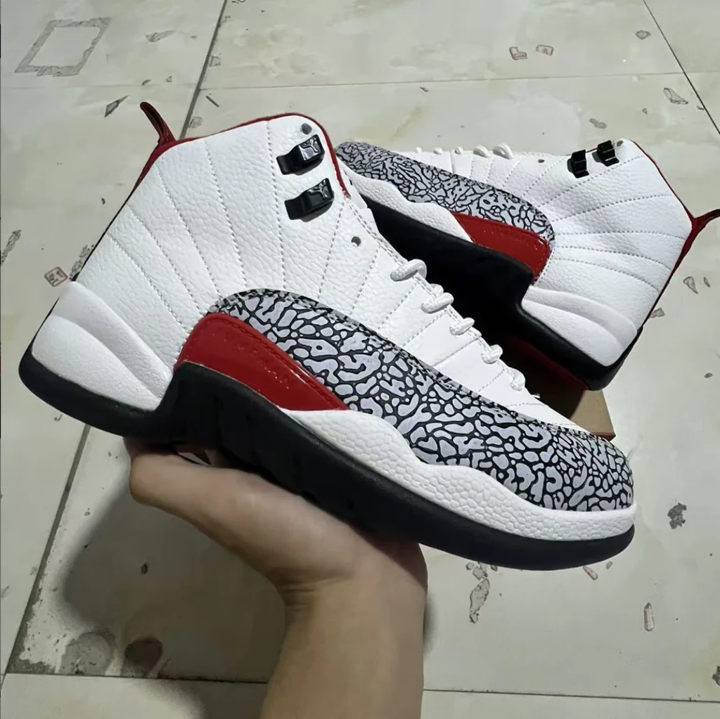 Air Jordan 12 Elephant Print Shoes Sneakers by Air Jordan