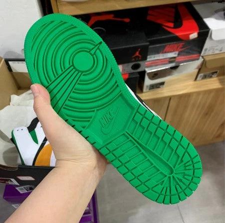 Air Jordan 1 Mid White Green And Orange by Air Jordan