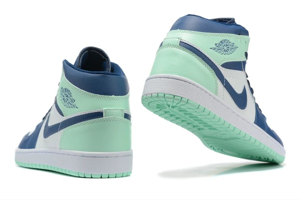 Air Jordan 1 Mid Mystic Navy Mint Foam White by Air Jordan