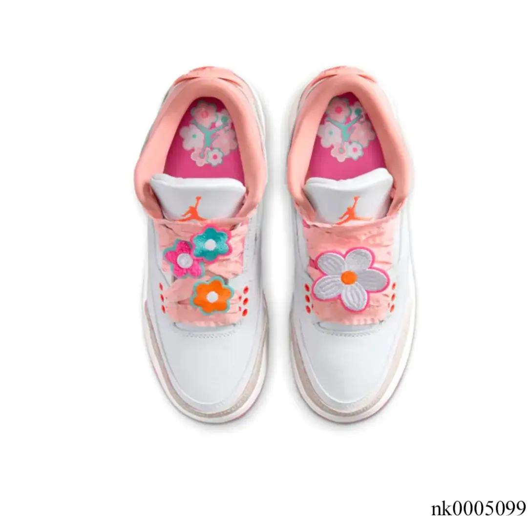 Air Jordan 3 Spring Flowers Shoes Sneakers by Air Jordan