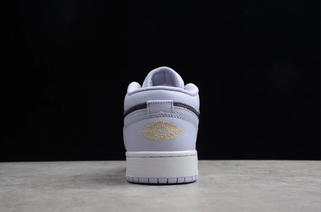 Air Jordan 1 Low Top White Purple by Air Jordan