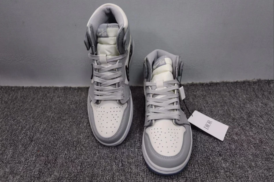 Dior X Air Jordan 1 High OG Wolf Grey by Air Jordan
