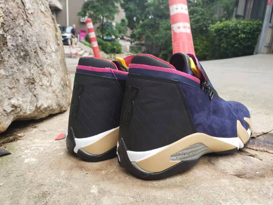 Air Jordan 14 Jumpman Z Dark Blue Champagne by Air Jordan