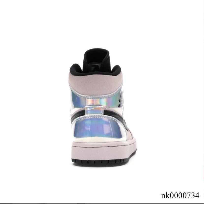 Air Jordan 1 Mid Dirty Powder Iridescent (W) Shoes Sneakers by Air Jordan