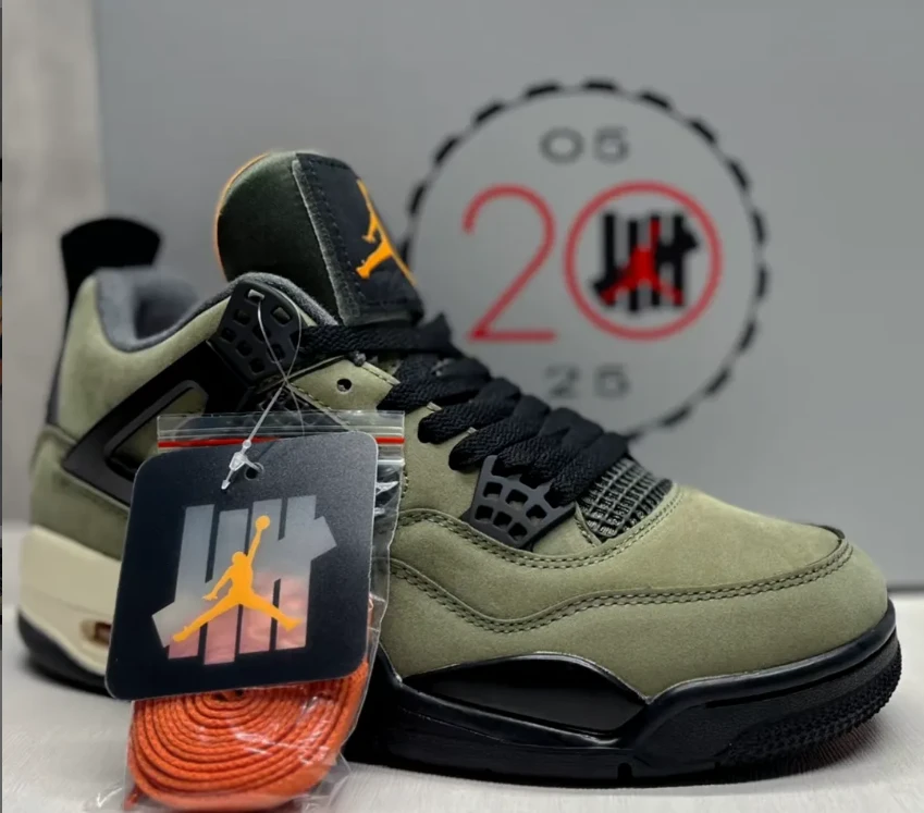 Undefeated xAir Jordan 4 Shoes Sneakers by Air Jordan