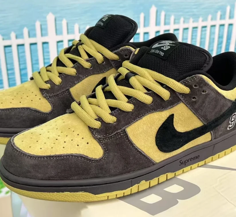 SUP x Dunk Low SB Camper Green Shoes Sneakers by Air Jordan