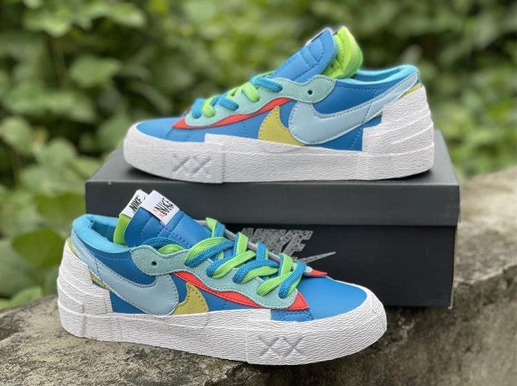 Blazer Low sacai KAWS Neptune Blue Shoes Sneakers by Air Jordan