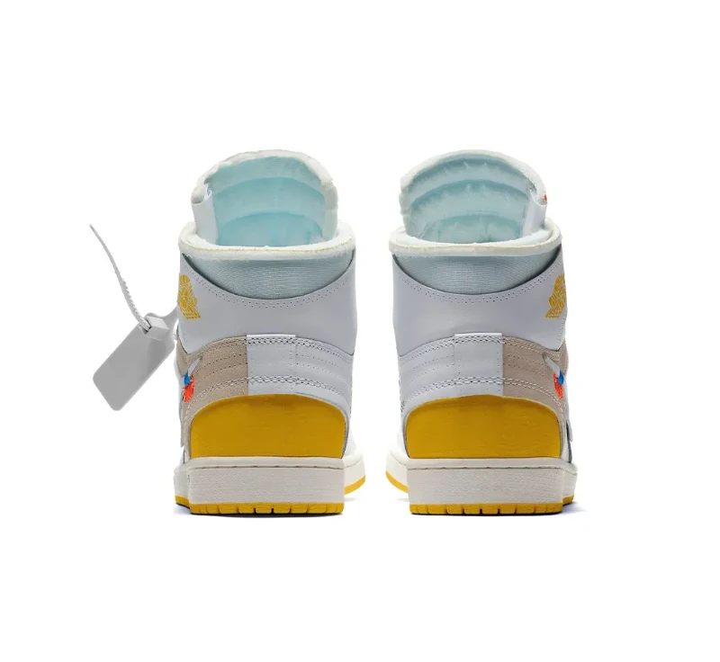 OFF-WHITE x Air Jordan 1 High OG Canary Shoes Sneakers by Air Jordan
