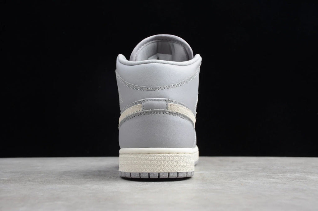Air Jordan 1 Mid 'Grey Light Bone' by Air Jordan