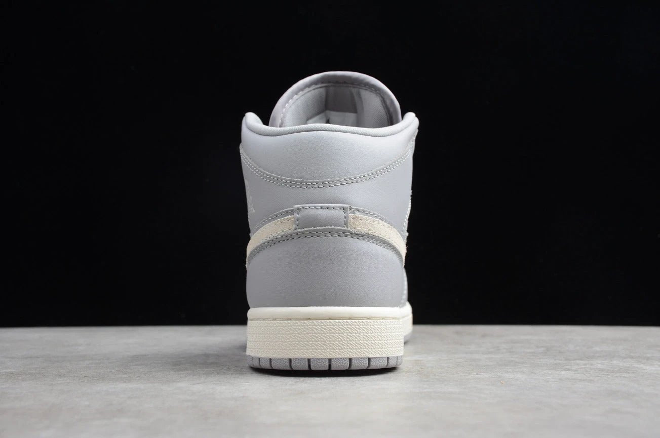 Air Jordan 1 Mid 'Grey Light Bone' by Air Jordan