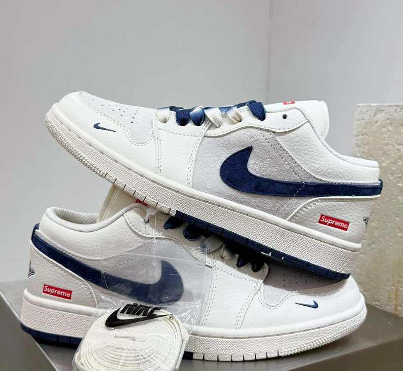 SUP x Air Jordan 1 Low Shoes Sneakers – nk0004263 by Air Jordan