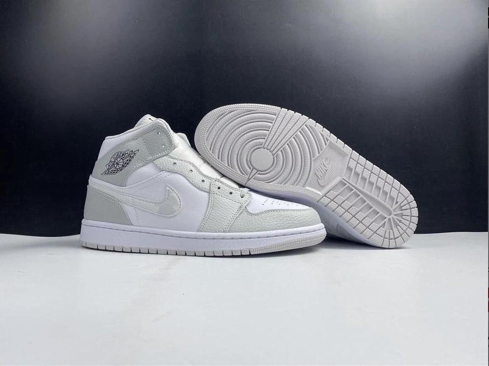 Air Jordan 1 Mid Grey Camo Shoes Sneakers by Air Jordan