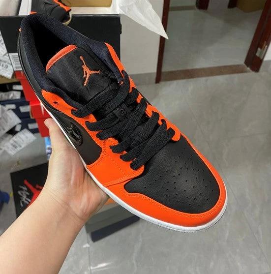 Air Jordan 1 Low Black Orange by Air Jordan
