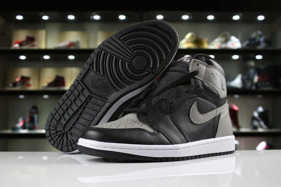 Air Jordan Retro 1 High OG Shadow Black Grey by Air Jordan