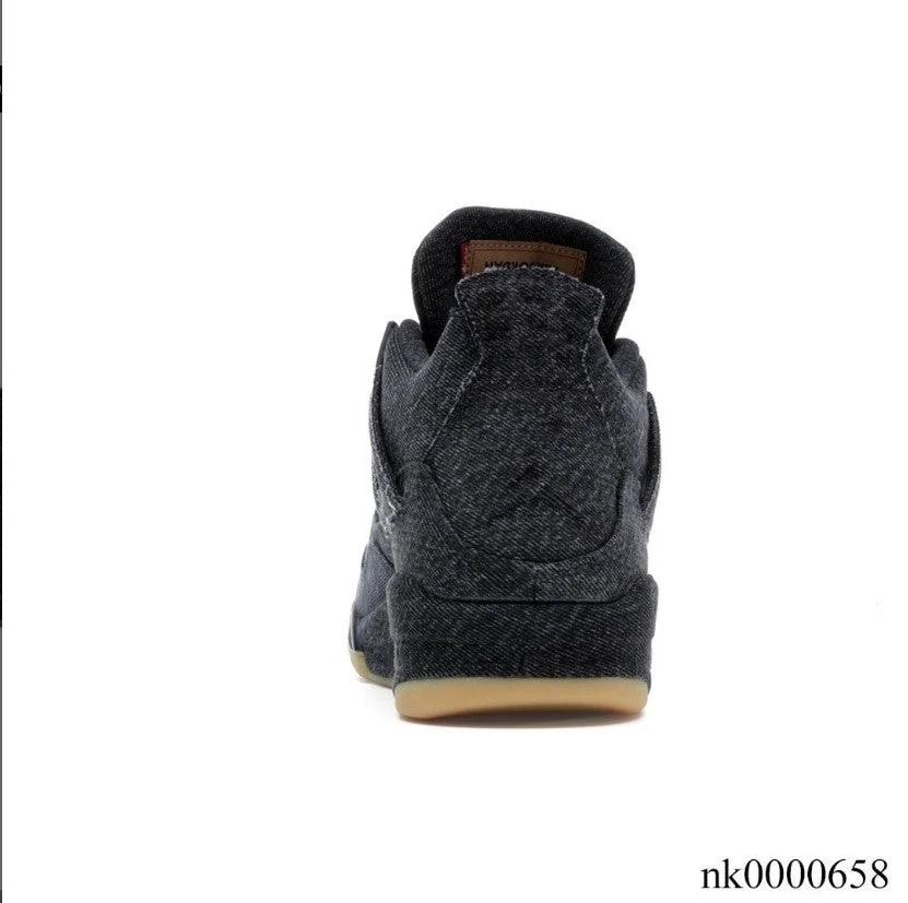 Air Jordan 4 Retro Levi’s Black (Levi’s Tag) Shoes Sneakers by Air Jordan