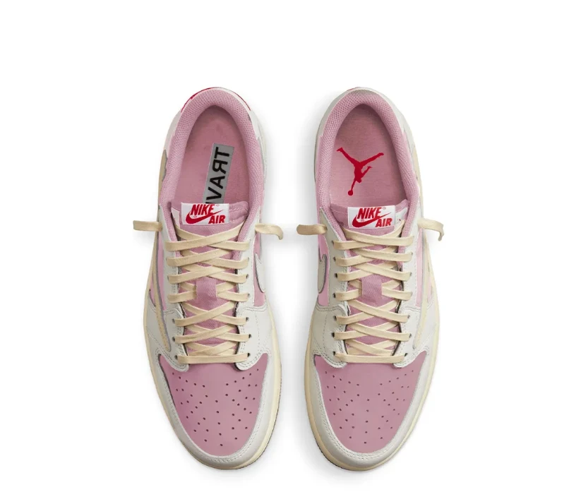 Travis Scott x Air Jordan 1 Low OG Shy Pink Shoes Sneakers by Air Jordan