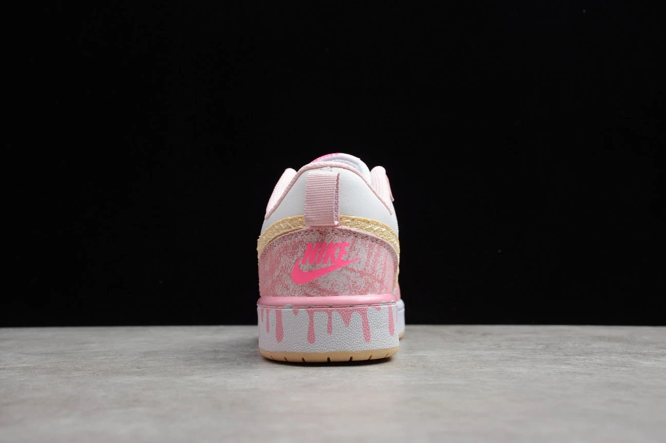 NK Court Borough Low 2 SE GS Pink White Gold by Air Jordan