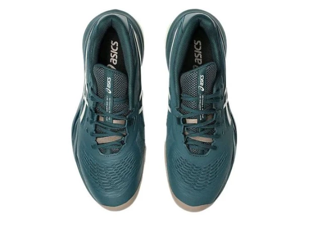 Asics Gel Resolution X Saxon Green Birch 1041A481-300 by Air Jordan