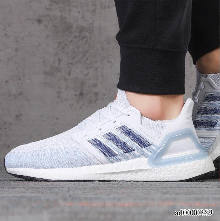 UltraBoost 20 White Light Blue-Orange Shoes Sneakers by Air Jordan