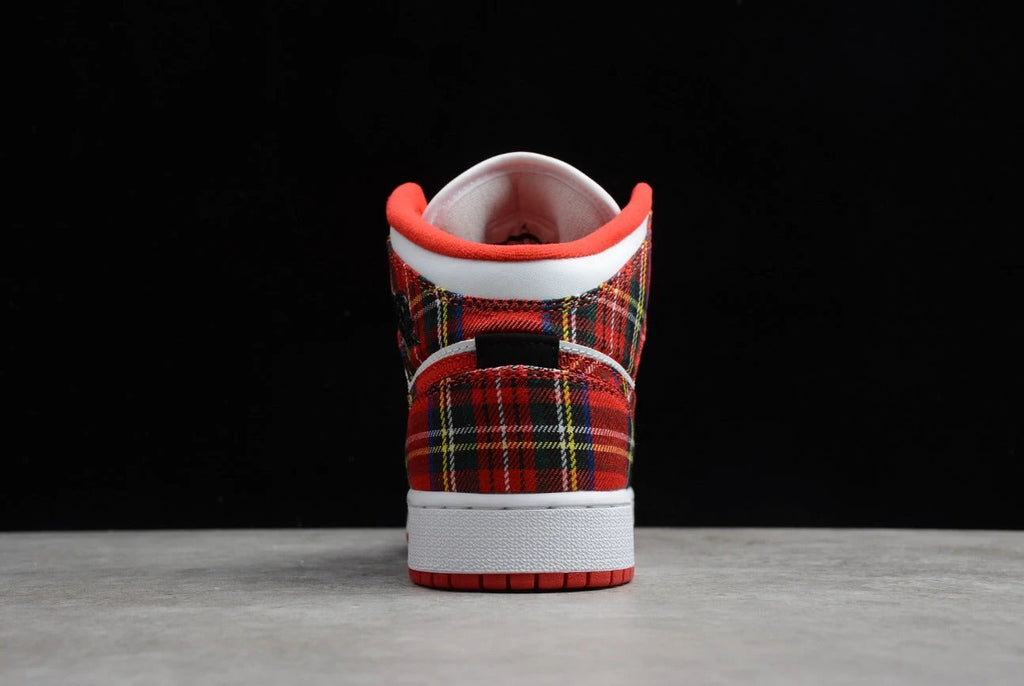 Air Jordan 1 Mid Christmas Plaid by Air Jordan