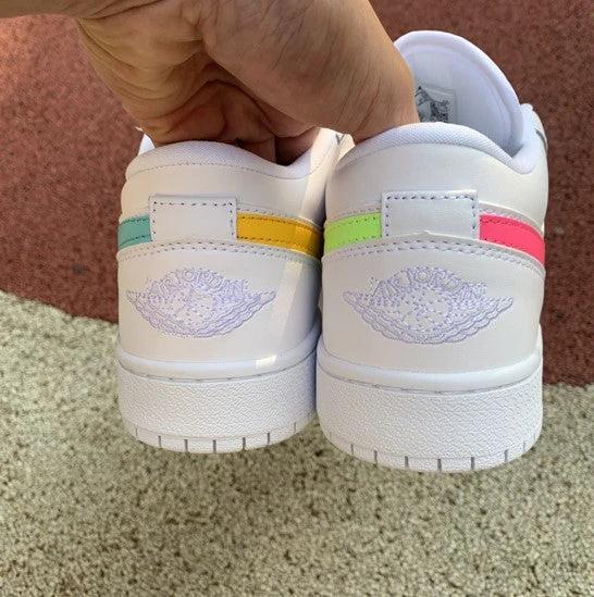 Air Jordan 1 Low GS Four-Color Mandarin Duck by Air Jordan