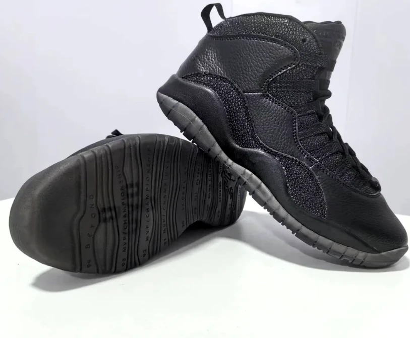 AJ 10 Retro Drake OVO Black Shoes Sneakers by Air Jordan