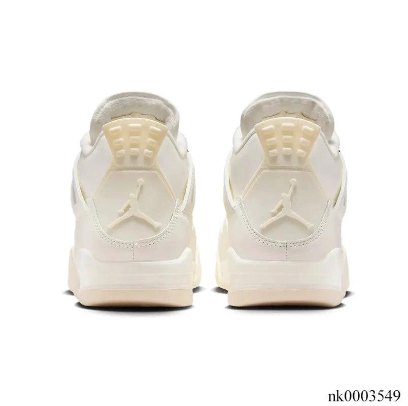 Air Jordan 4 Sail Metallic Gold Shoes Sneakers by Air Jordan