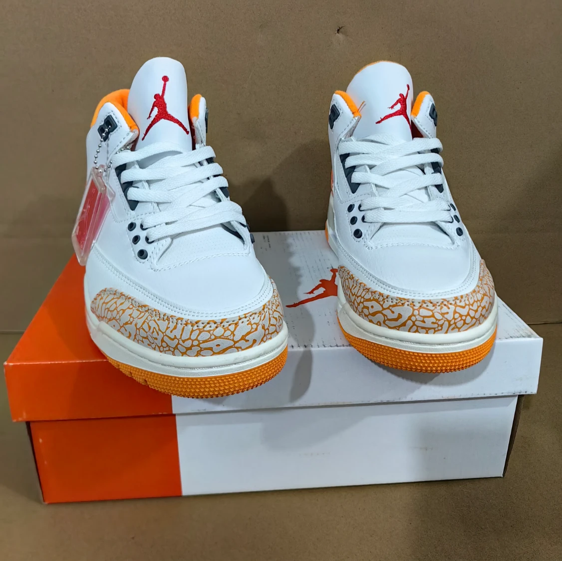Air Jordan 3 Orange Citrus Shoes Sneakers by Air Jordan