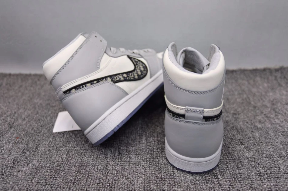 Dior X Air Jordan 1 High OG Wolf Grey by Air Jordan