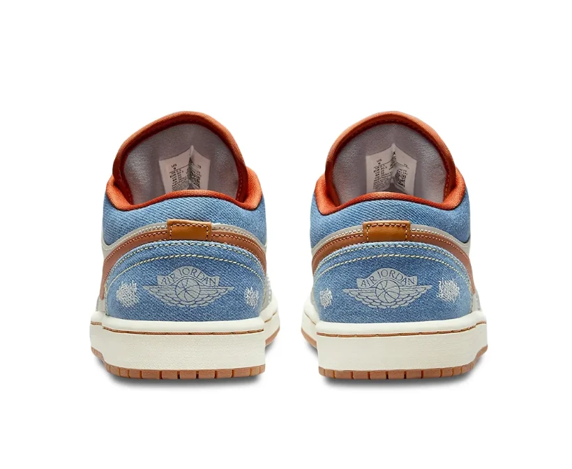 AJ 1 Low Phantom Denim Shoes Sneakers by Air Jordan