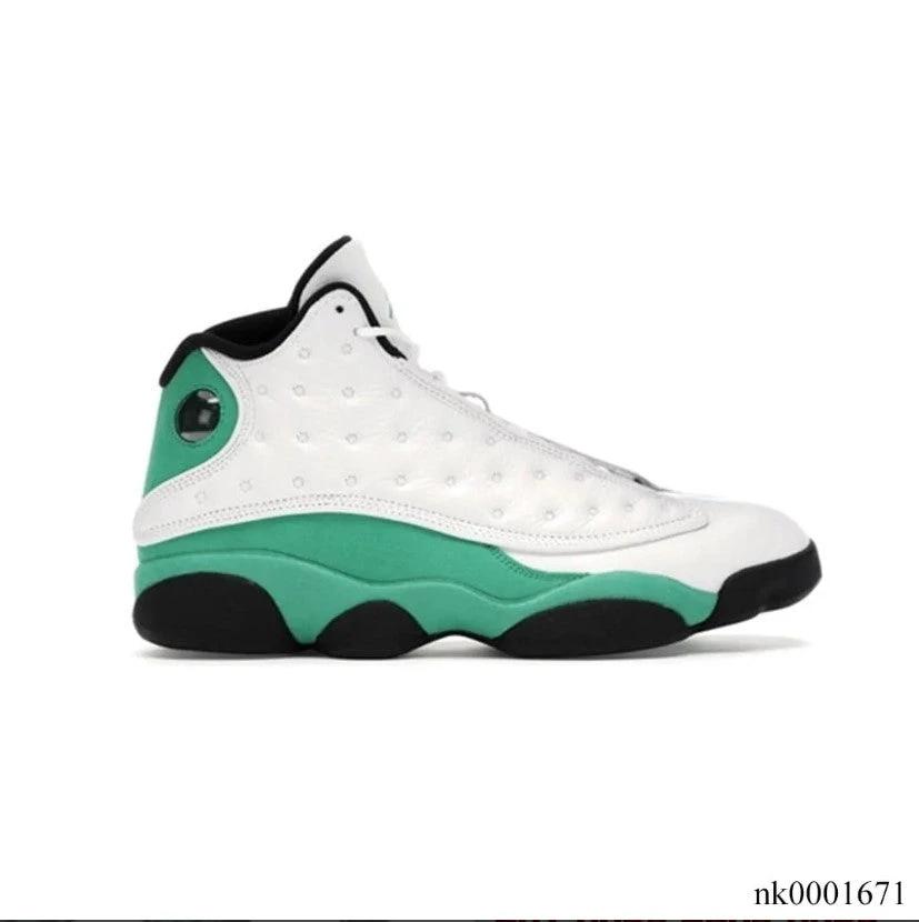 Air Jordan 13 Retro White Lucky Green Shoes Sneakers by Air Jordan