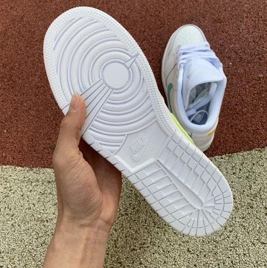 Air Jordan 1 Low GS Four-Color Mandarin Duck by Air Jordan