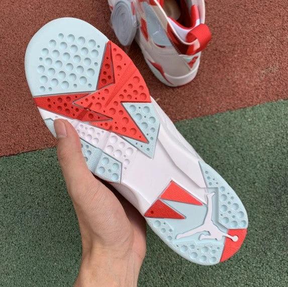 Air Jordan 7 Topaz Mist Candy White by Air Jordan