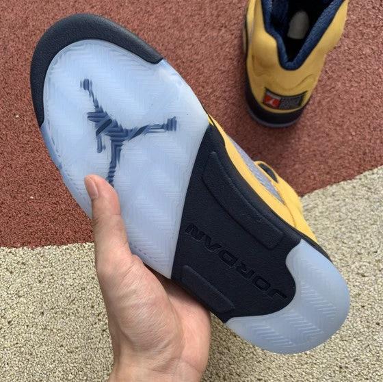 Air Jordan 5 Michigan Black Yellow by Air Jordan