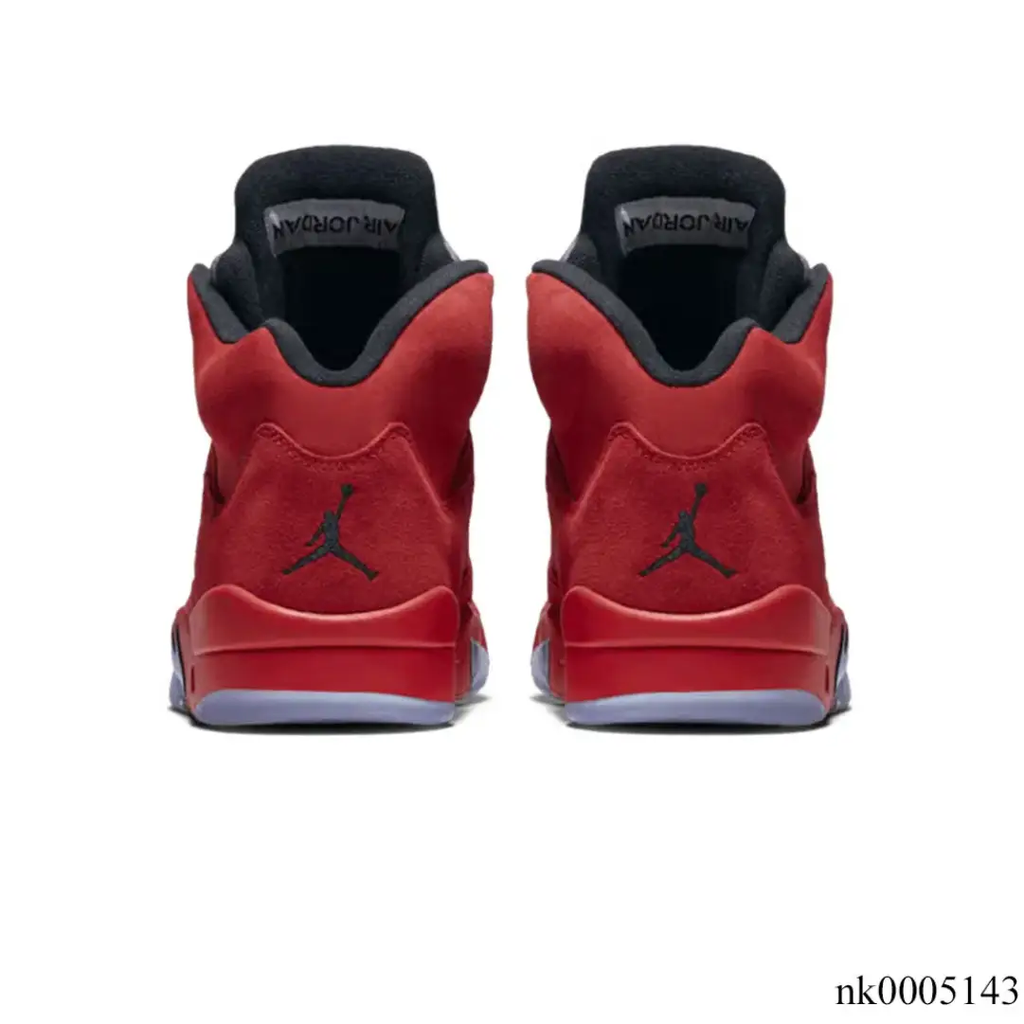 Air Jordan 5 Retro Red Suede Shoes Sneakers by Air Jordan