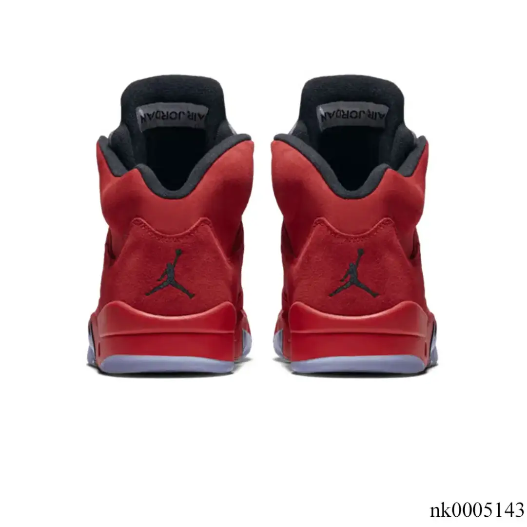 Air Jordan 5 Retro Red Suede Shoes Sneakers by Air Jordan