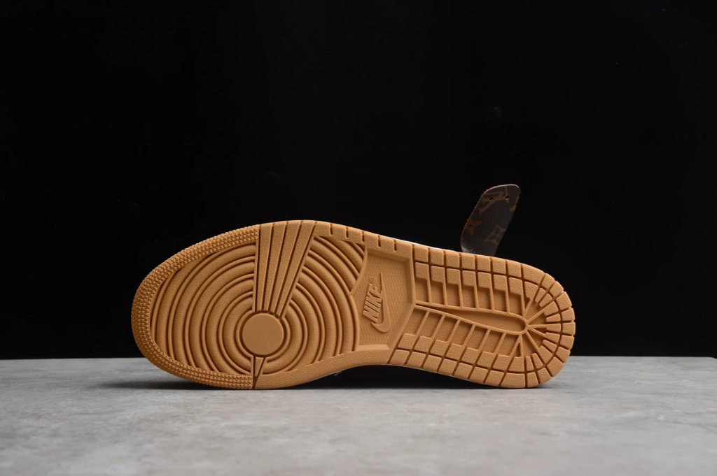 Off-White X Air Jordan 1 High Coffee Brown LV by Air Jordan