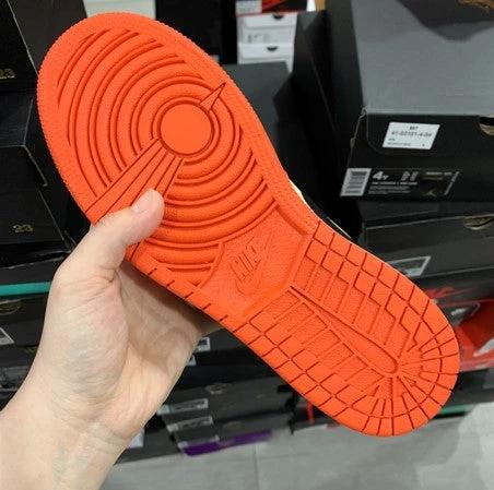 Air Jordan 1 Mid White Orange by Air Jordan