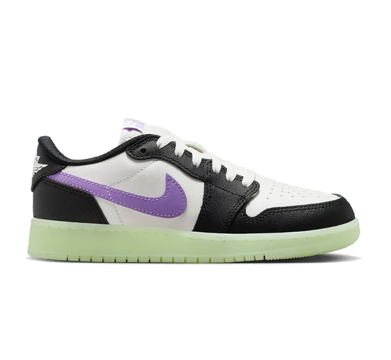 Air Jordan 1 Low Black Raspberry Shoes Sneakers by Air Jordan