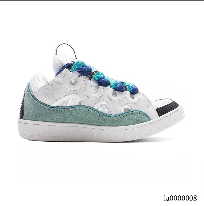 Lanvin Curb Sneaker White Blue Shoes Sneakers – la0000008 by Air Jordan
