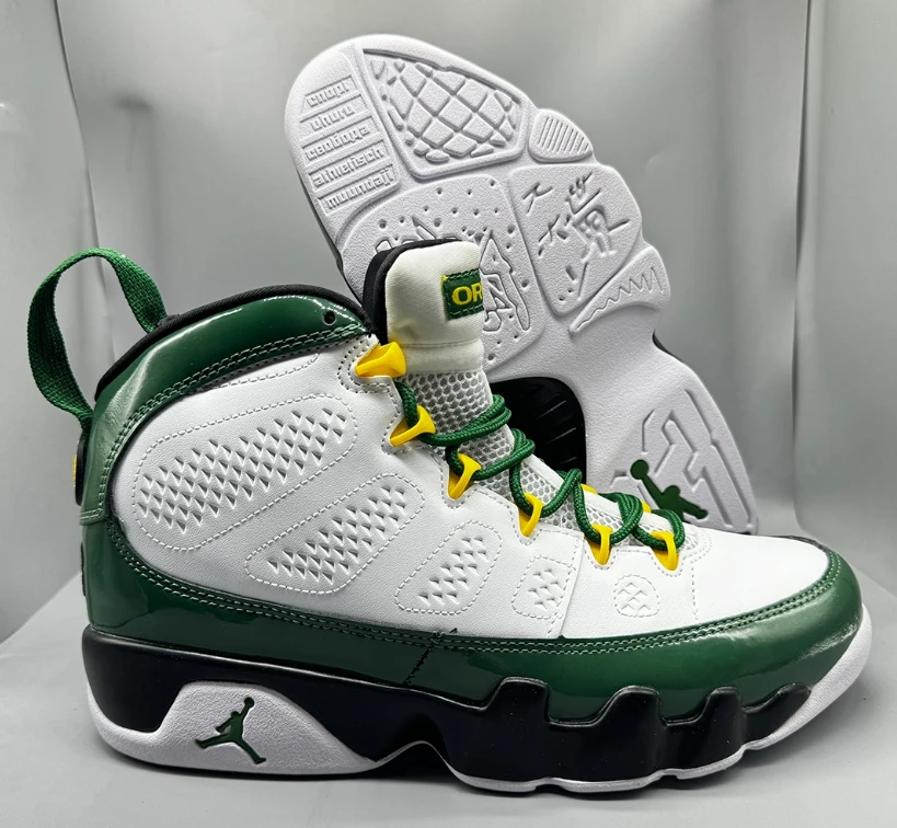 Air Jordan 9 PE Oregon Ducks Shoes Sneakers by Air Jordan
