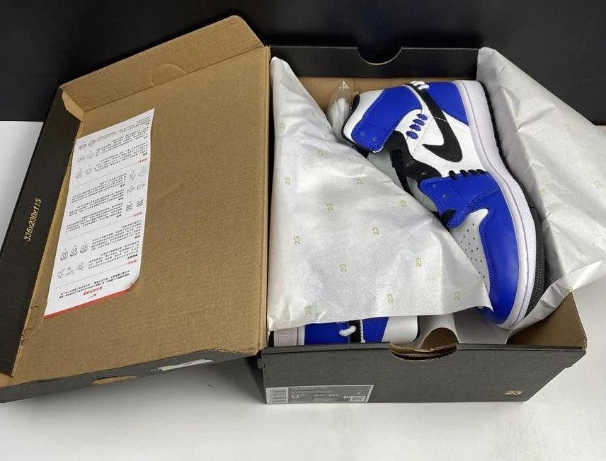 Air Jordan Mid SE “Game Royal” White Blue Black Shoes Sneakers by Air Jordan