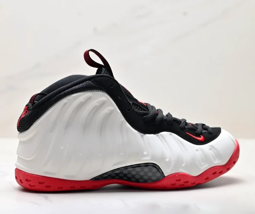 Air Foamposite One Red White Black Shoes Sneakers – nk0004546 by Air Jordan