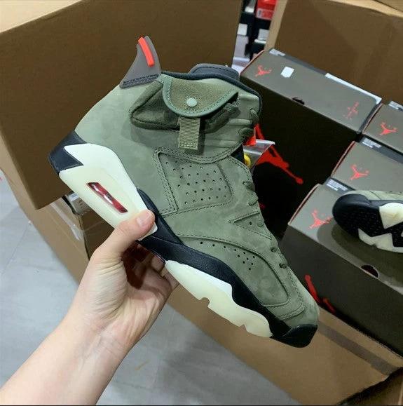Air Jordan 6 x Travis Scott Army Green by Air Jordan