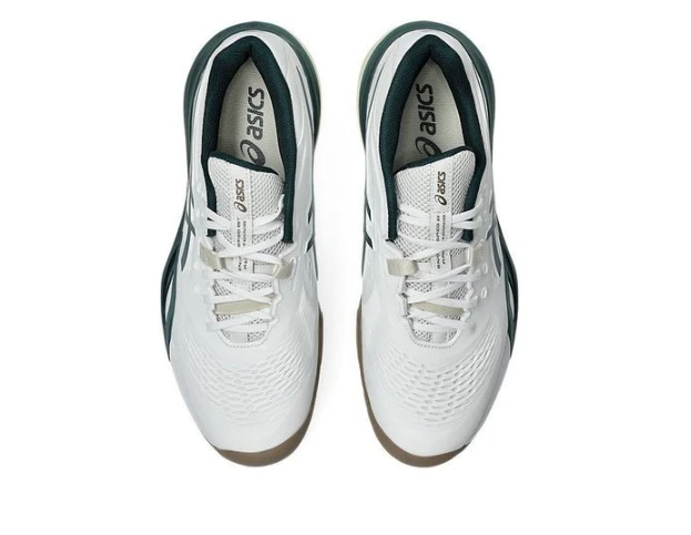 Asics Gel-Resolution X White Saxon Green 1041A481-111 by Air Jordan
