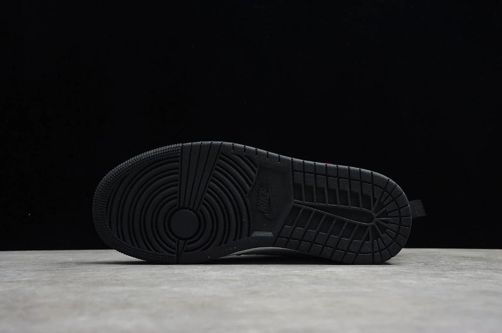 Air Jordan 1 Mid Black White Multi-Color by Air Jordan